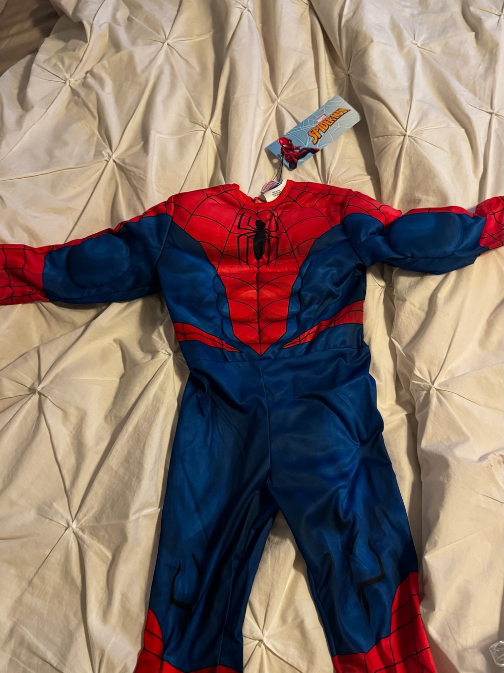 Marvel Spider-Man Red & Blue Kids Costume - Official Character Outfit